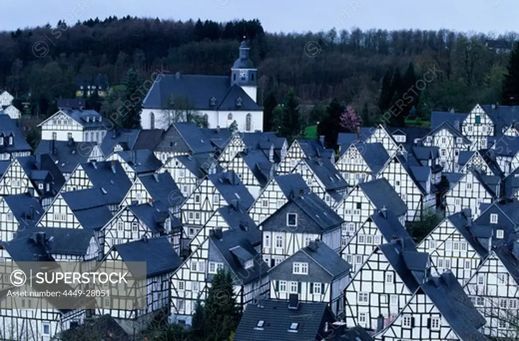 Europe, Germany, North Rhine-Westphalia, Alter Flecken, Freudenberg's historic town centre
