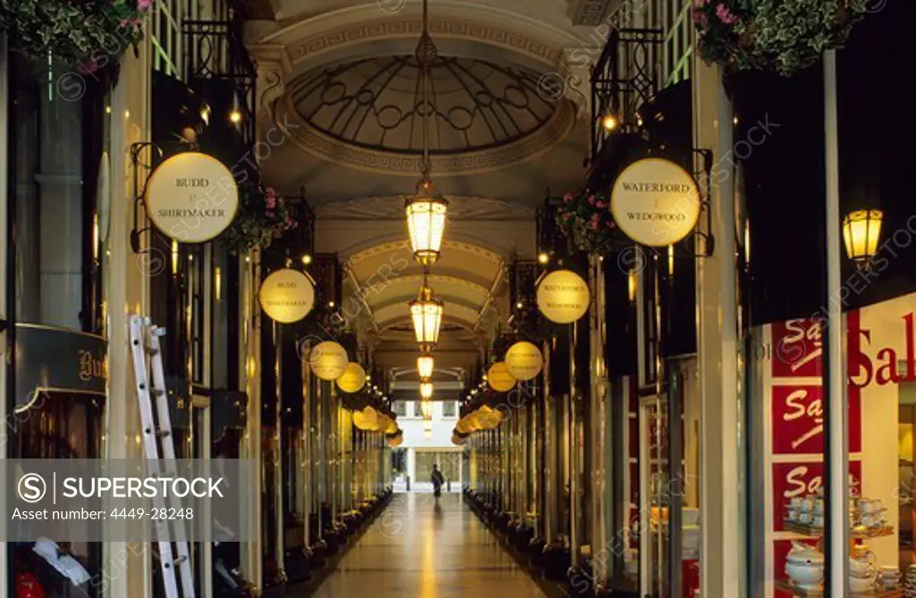 Europe, Great Britain, England, London, Piccadilly Arcade