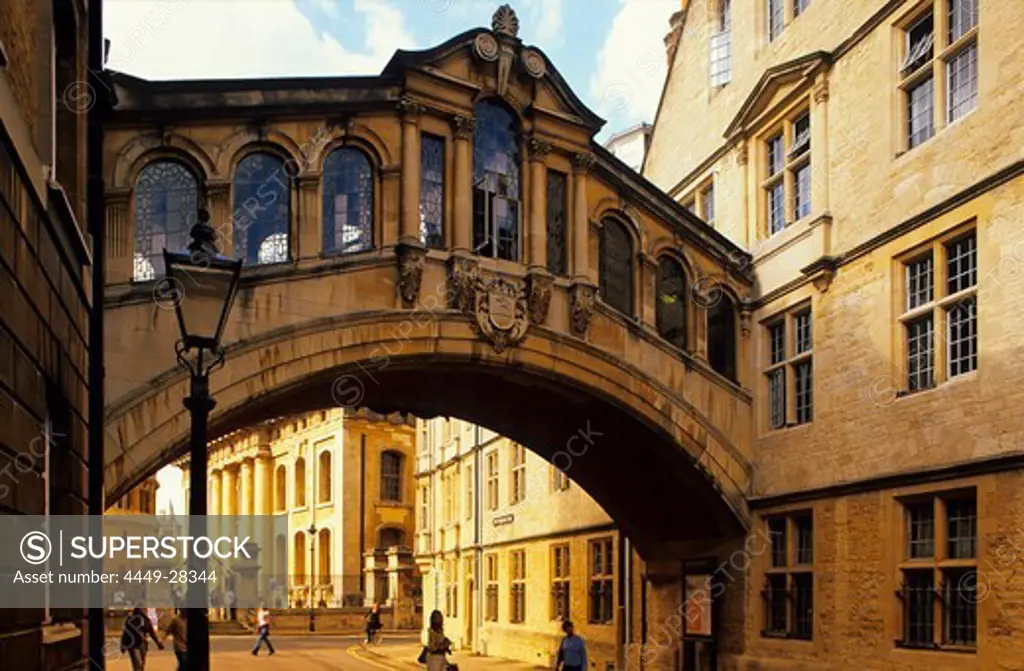 Europe, England, Oxfordshire, Oxford, Bridge of Sighs