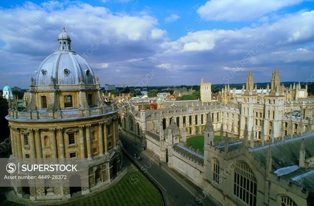 Europe, Great Britain, England, Oxfordshire, Oxford, All Souls College & Radcliffe Camera