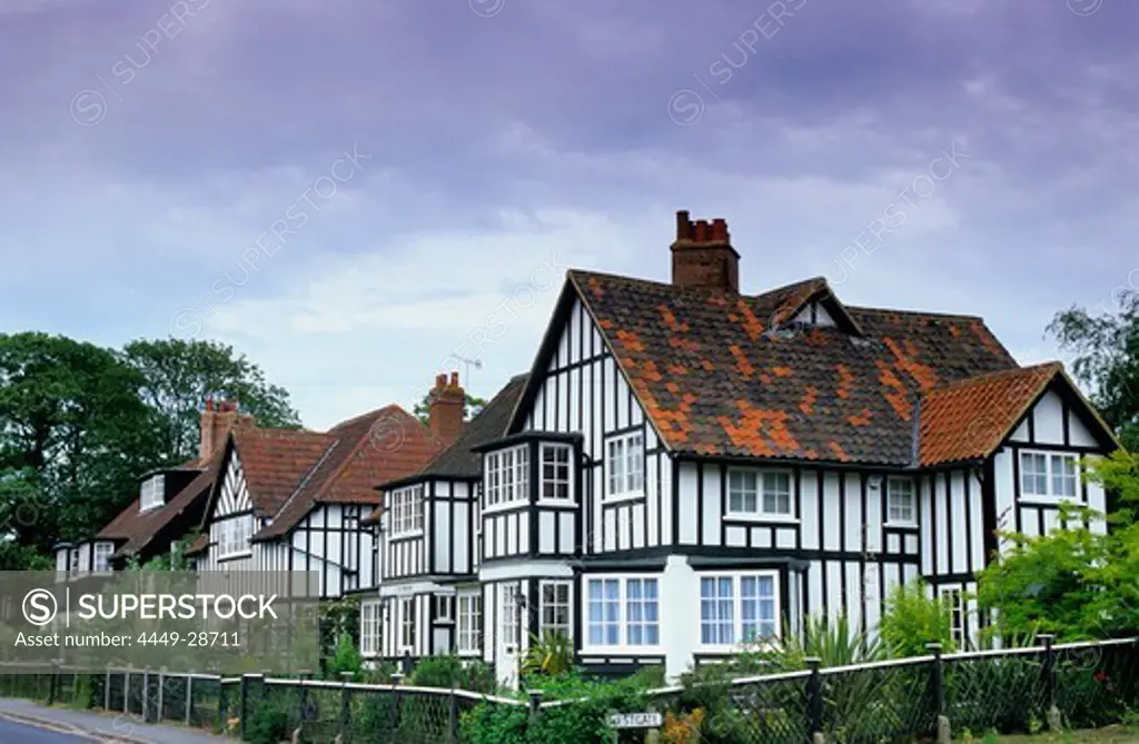 Europe, England, Suffolk, The Winlands, Thorpeness, Cottages