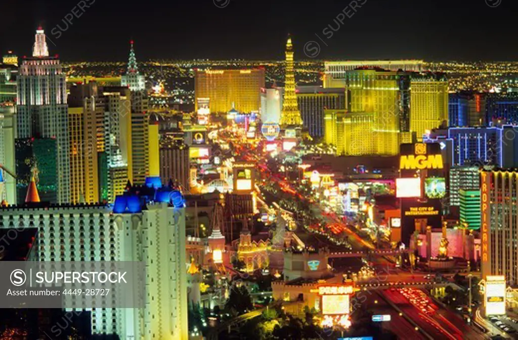 USA, Nevada, Las Vegas, Las Vegas Boulevard, ''The Strip''