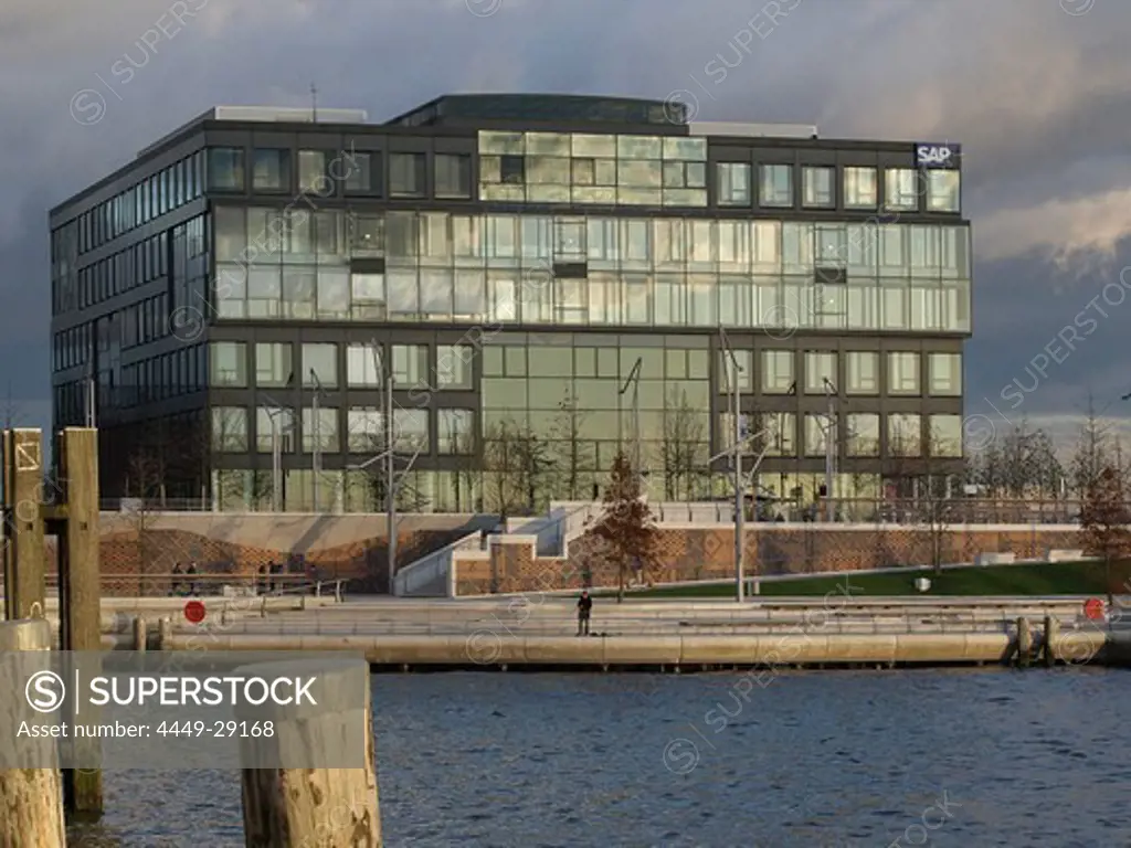 SAP Building in the Harbour City, Hanseatic City of Hamburg, Germany