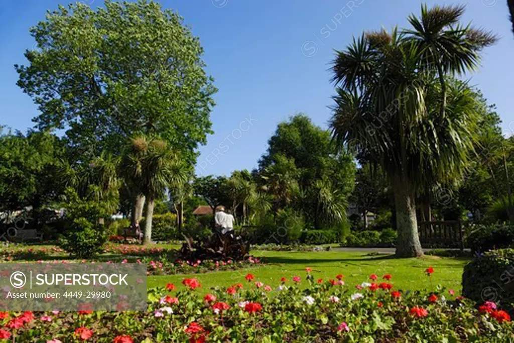 The Royal Avenue Gardens, Dartmouth, Devon, England, United Kingdom
