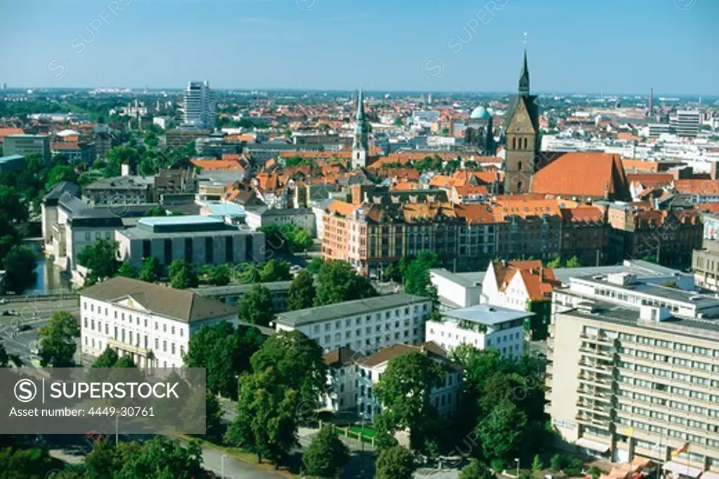 City view of Hannover, Hannover, Lower Saxony, Germany