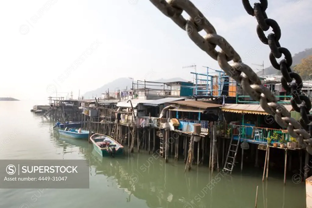 Deserted fishing village Tai O on Lantau Island, Hong Kong, China, Asia