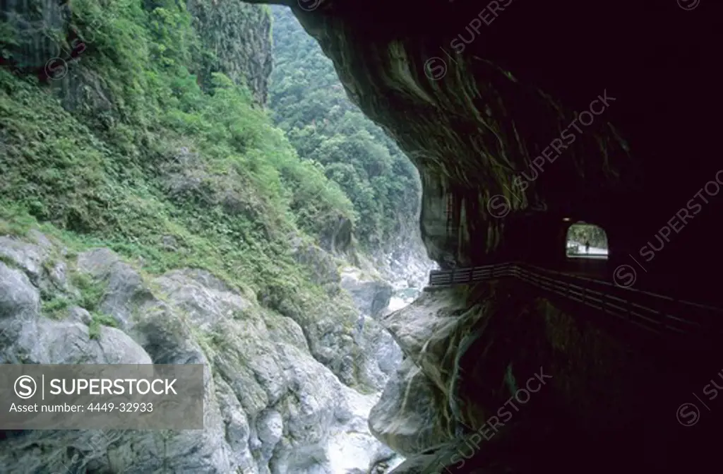 View at Taroko Gorge at Taroko National Park, Taiwan, Asia