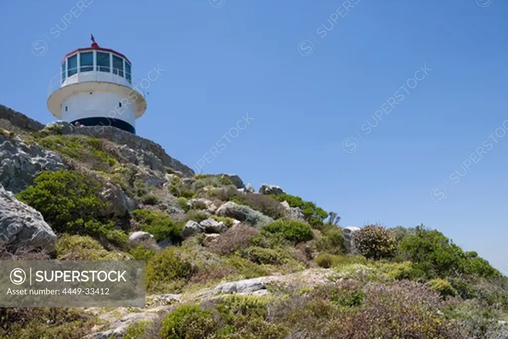Cape Point Lighthouse, Cape Peninsula, Western Cape, South Africa, Africa