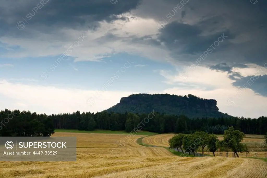 Mount Lilienstein, Saxon Switzerland, Elbe Sandstone Mountains, Saxony, Germany