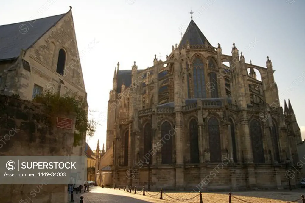 Tours Cathedral, Saint Gatiens cathedral, The Way of St. James, Chemins de Saint Jacques, Via Turonensis, Tours, Dept. Indre-et-Loire, Région Centre, France, Europe