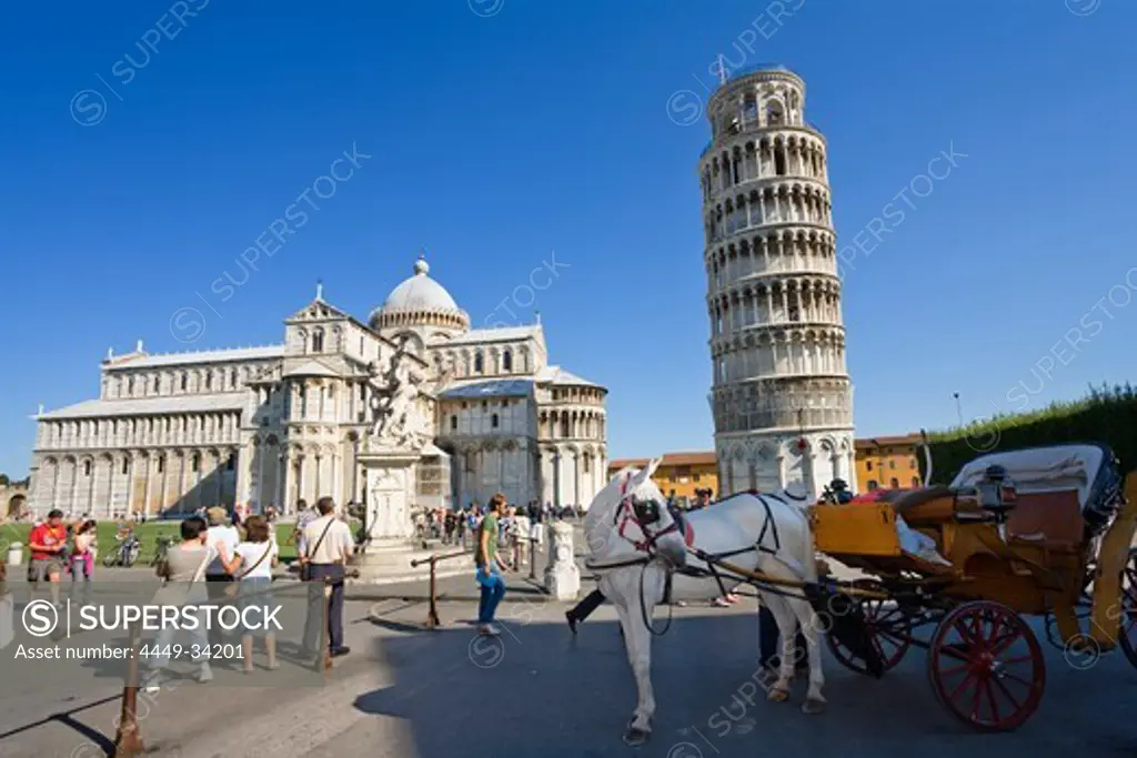The Leaning Tower at Pisa, Tuskany, Italy