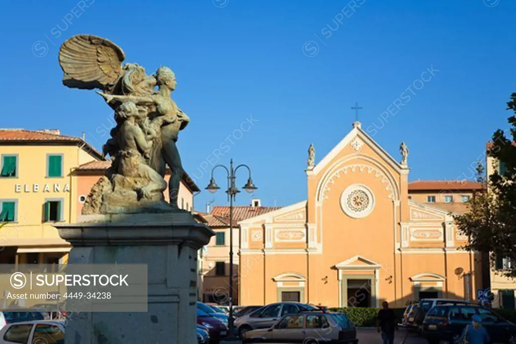 Piazza della Repubblica, Portoferraio, Island of Elba, Italy