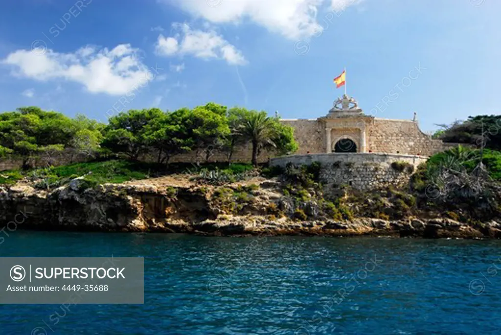 Es Castell, Illa del Llatzaret, Port de Mao, Port Mahon, Minorca, Balearic Islands, Spain