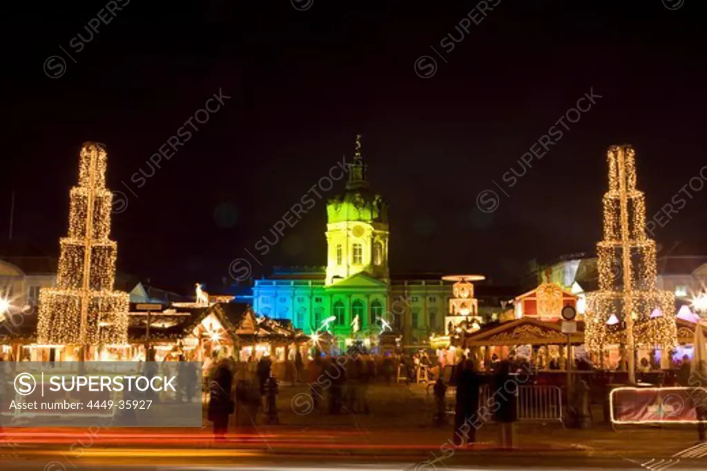The Christmas market at Schloss Charlottenburg, Berlin, Germany
