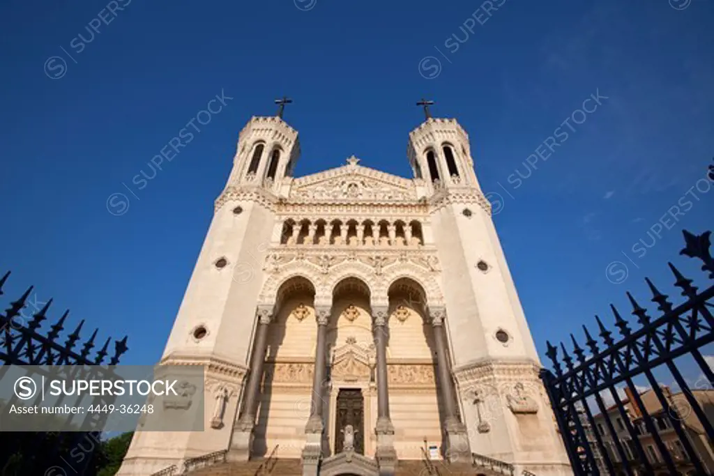Notre Dame de Fourviere, Lyon, Rhone Alps, France