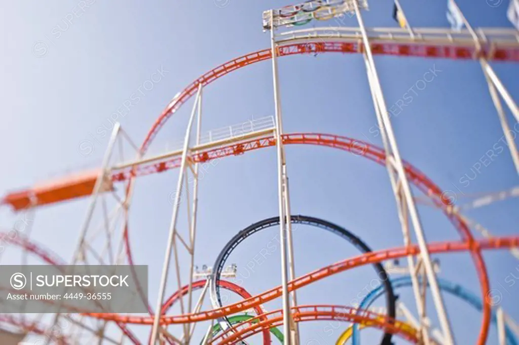 Rollercoaster, Oktoberfest, Munich, Bavaria, Germany