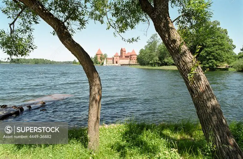 Gothic castle, Trakai island, Lithuania