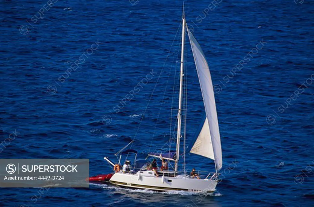 Sailing boat, Mediteranean, Corsica, France