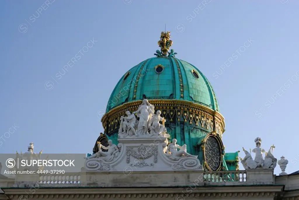 Cupola, Spanish Riding School, Hofburg Imperial Palace, Vienna, Austria