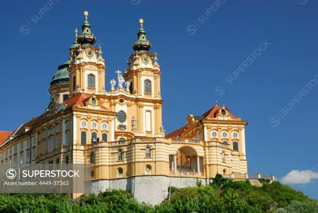 Melk Abbey, Wachau valley, Lower Austria, Austria
