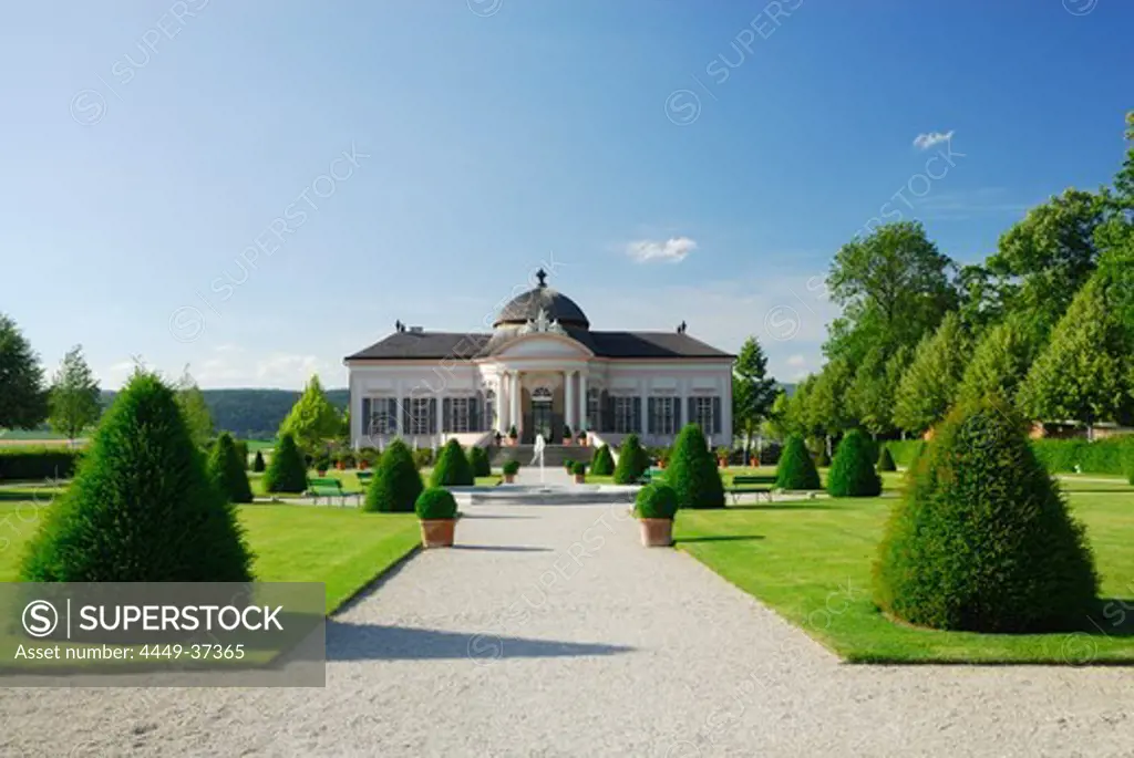 Garden of Melk Abbey, Wachau, Lower Austria, Austria