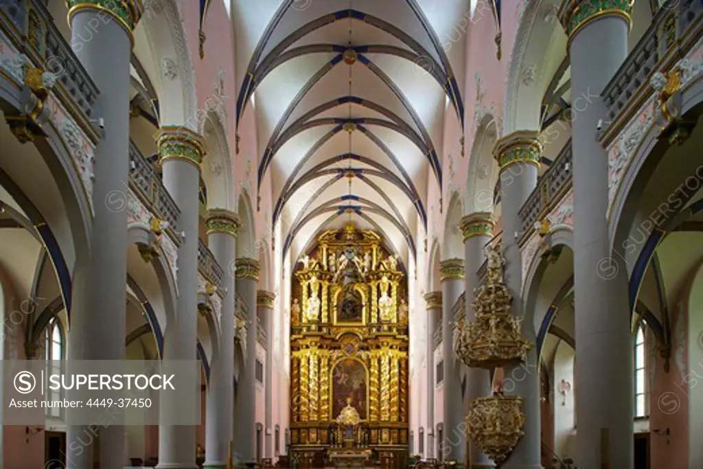 Former Jesuitenkirche (church), Strasse der Weserrenaissance, Paderborn, Teutoburger Wald, Lippe, Northrhine-Westphalia, Germany, Europe