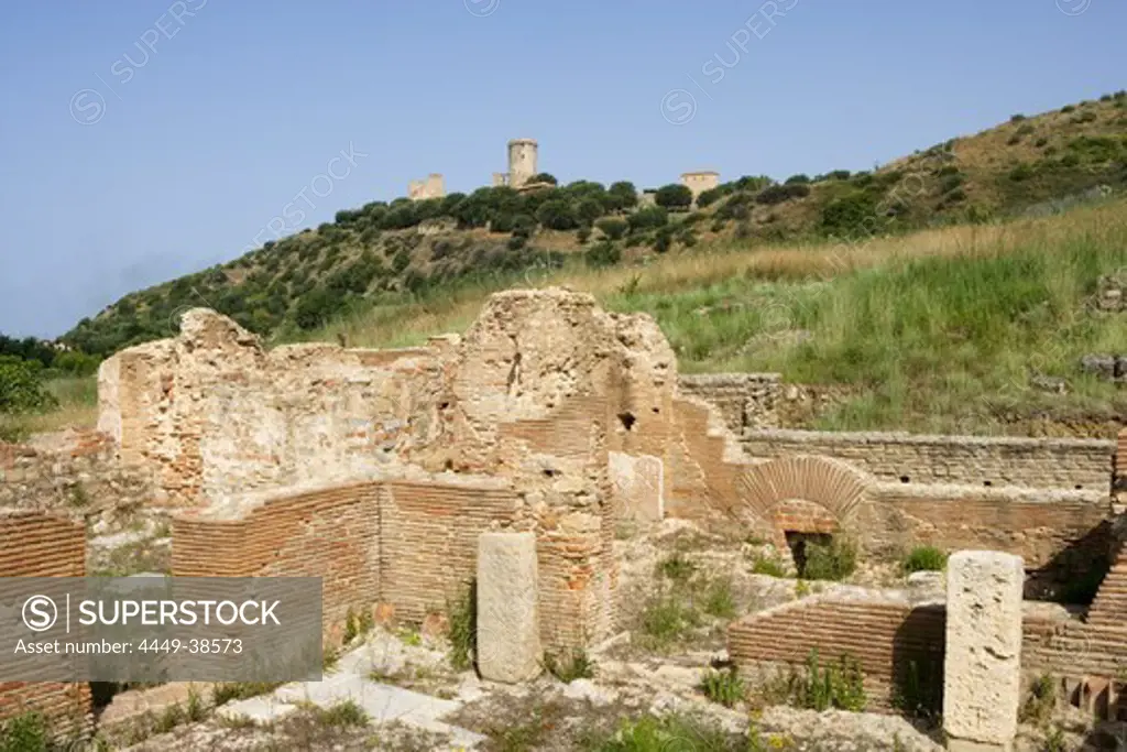 Archeological site and ruins of Velia, Elea, Campania, Italy