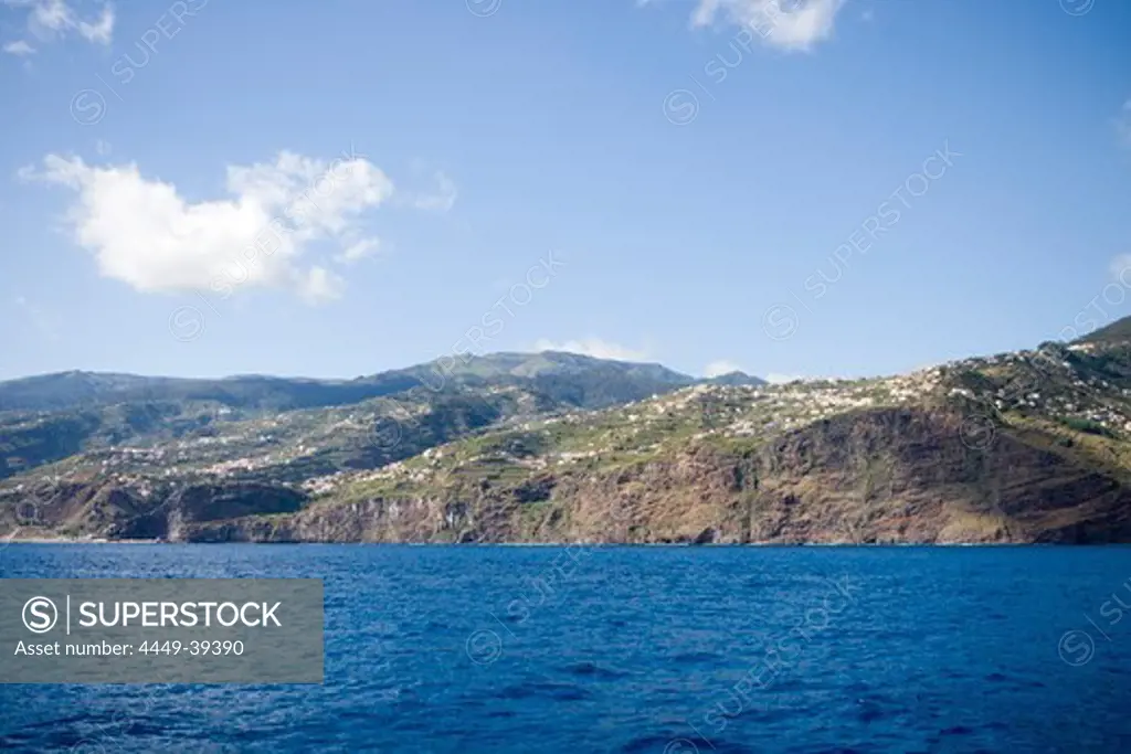 Coastline near Ribeira Brava, Madeira, Portugal