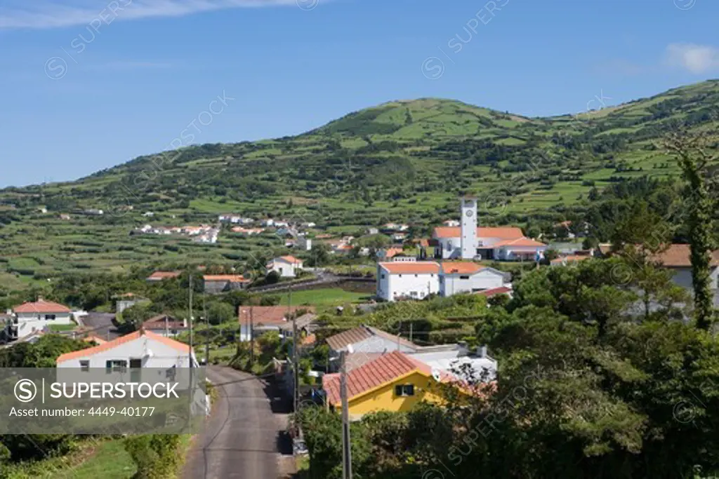 Town, Praia do Norte, Faial Island, Azores, Portugal, Europe