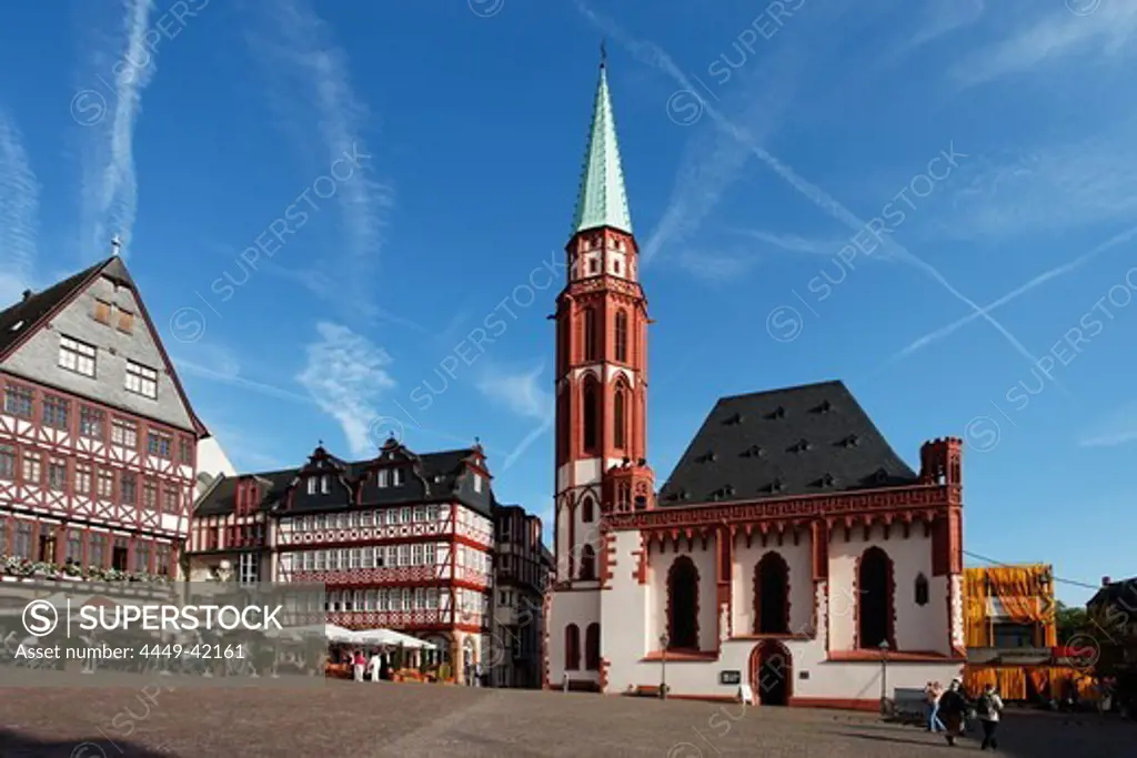 St. Nicholas' Church, Roemerberg, Frankfurt am Main, Hesse, Germany
