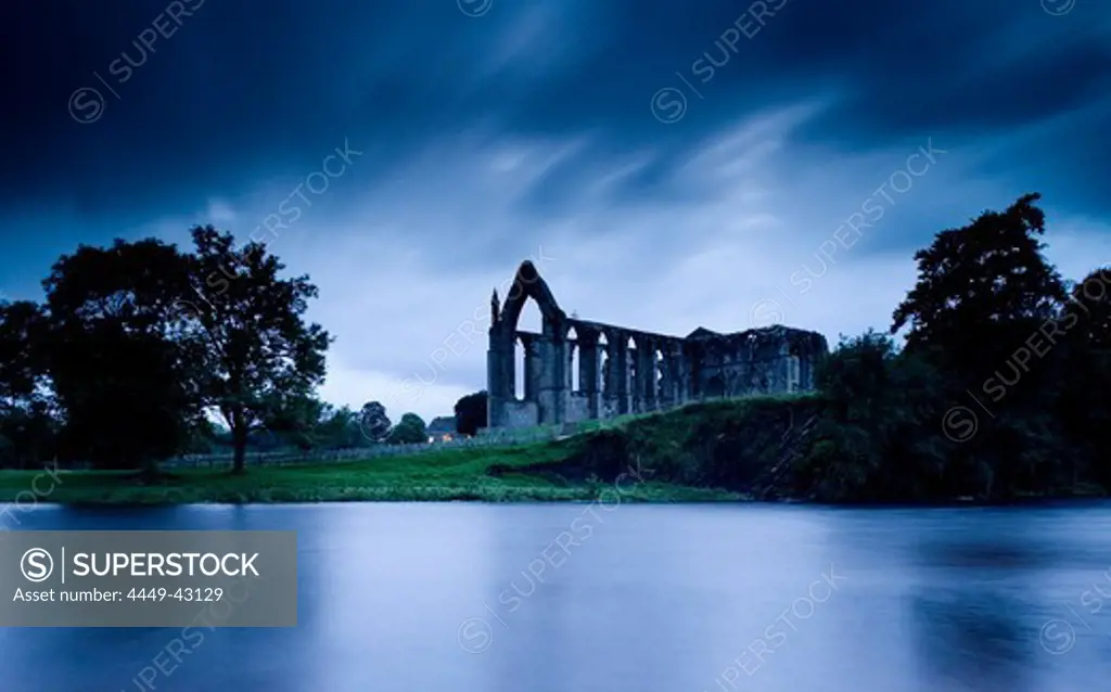 Bolton Abbey near Skipton, Wharfedale, Yorkshire Dales, North Yorkshire, England, Great Britain, Europe