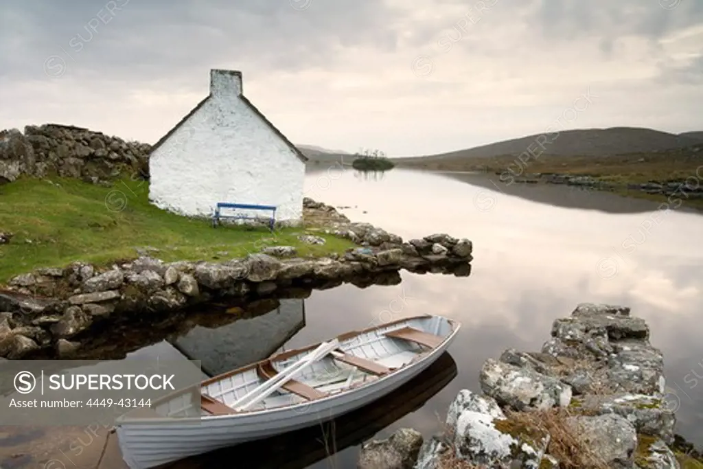 Cottage near Casla, Connemara, Co. Galway, Ireland, Europe