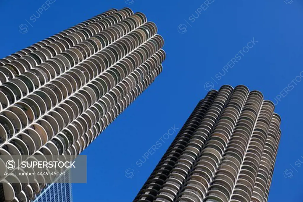 Marina City, also called Corn Building, Chicago, Illinois, USA