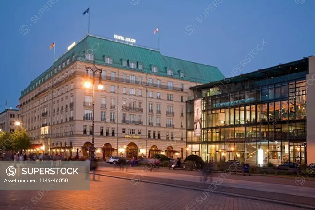 Hotel Adlon and Academy of arts at Parise sqaure in Berlin, Germany