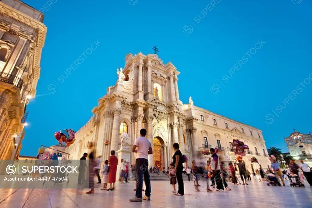 Cathedral, Cathedral square, Ortigia, Syracuse, Sicily, Italy
