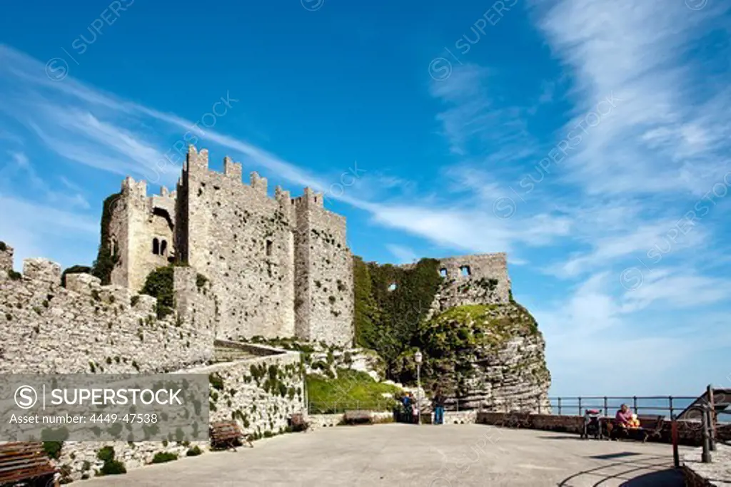 Castle, Castello di Venere, Erice, Sicily, Italy