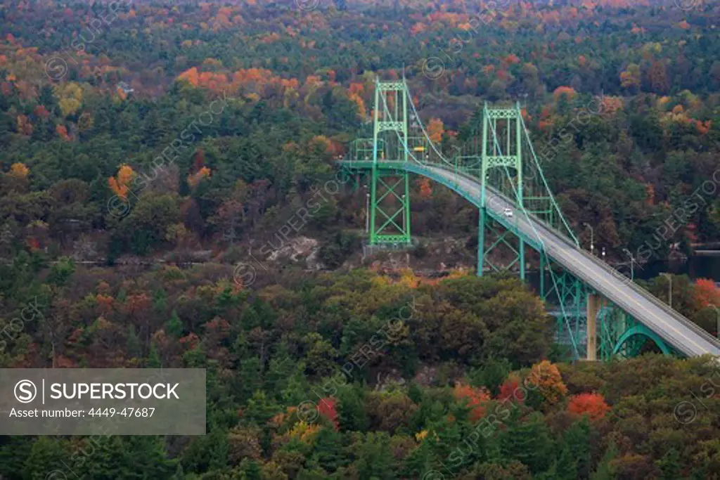The international bridge, 1000 Island, Ontario, Canada