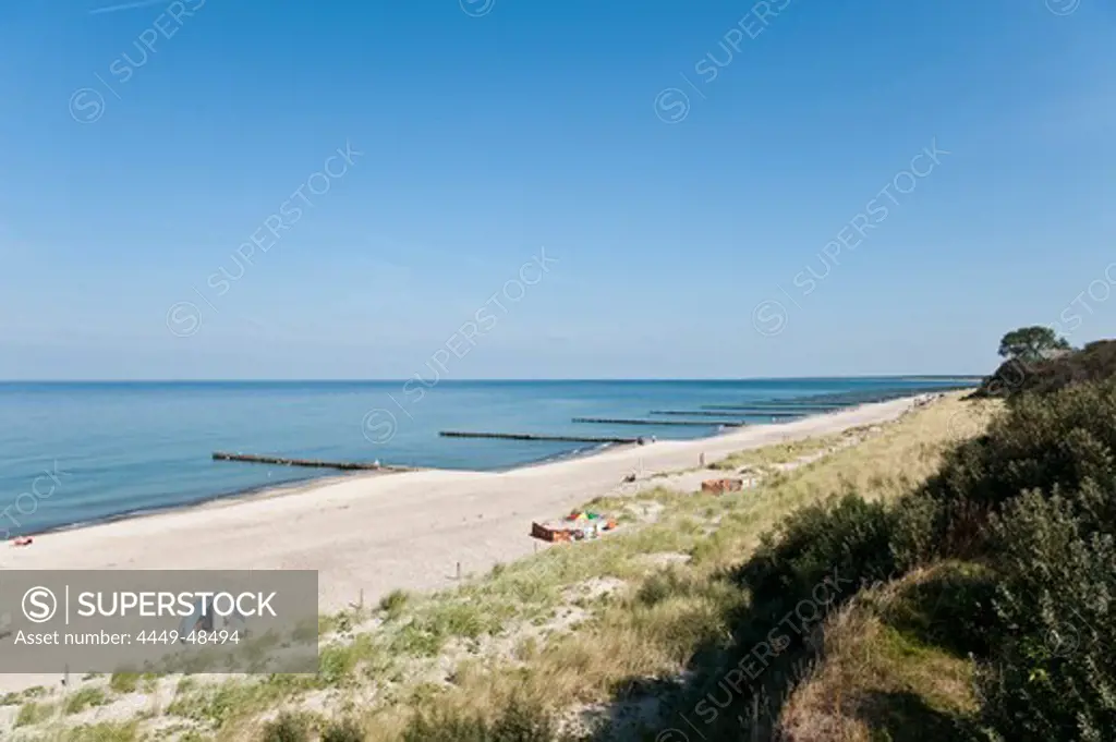 Beach of Ahrenshoop, Fischland-Darss-Zingst, Mecklenburg-Vorpommern, Germany