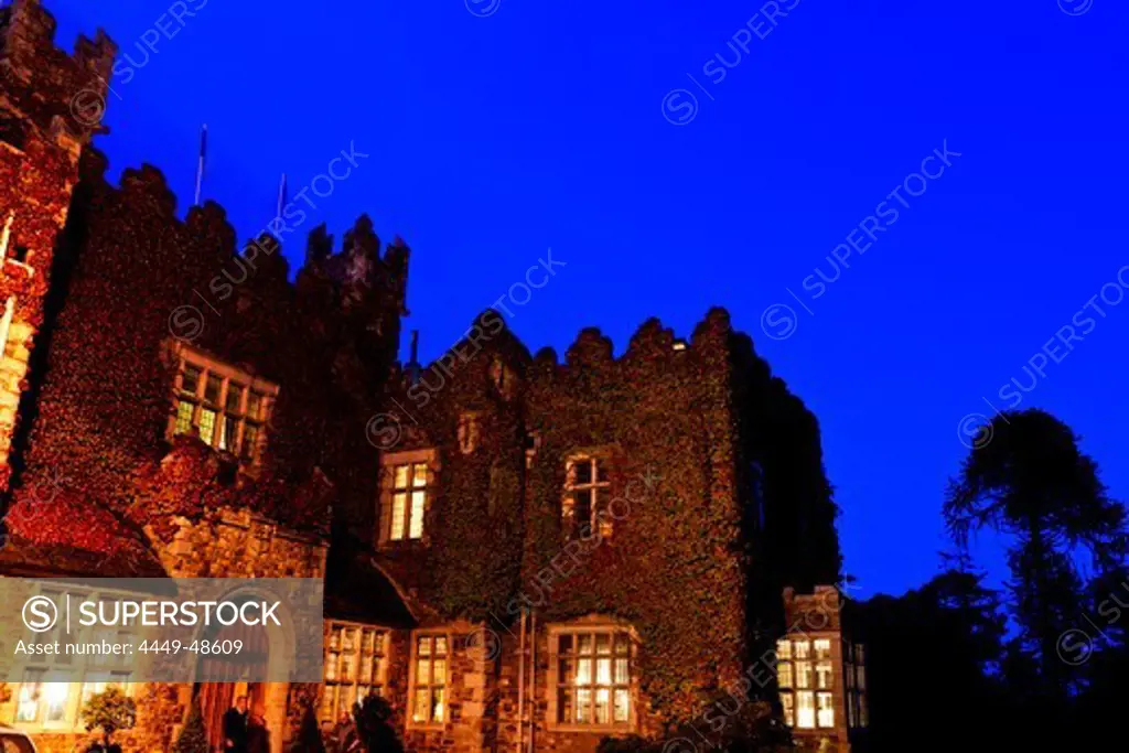Waterford Castle at night, Waterford, Waterford County, Ireland