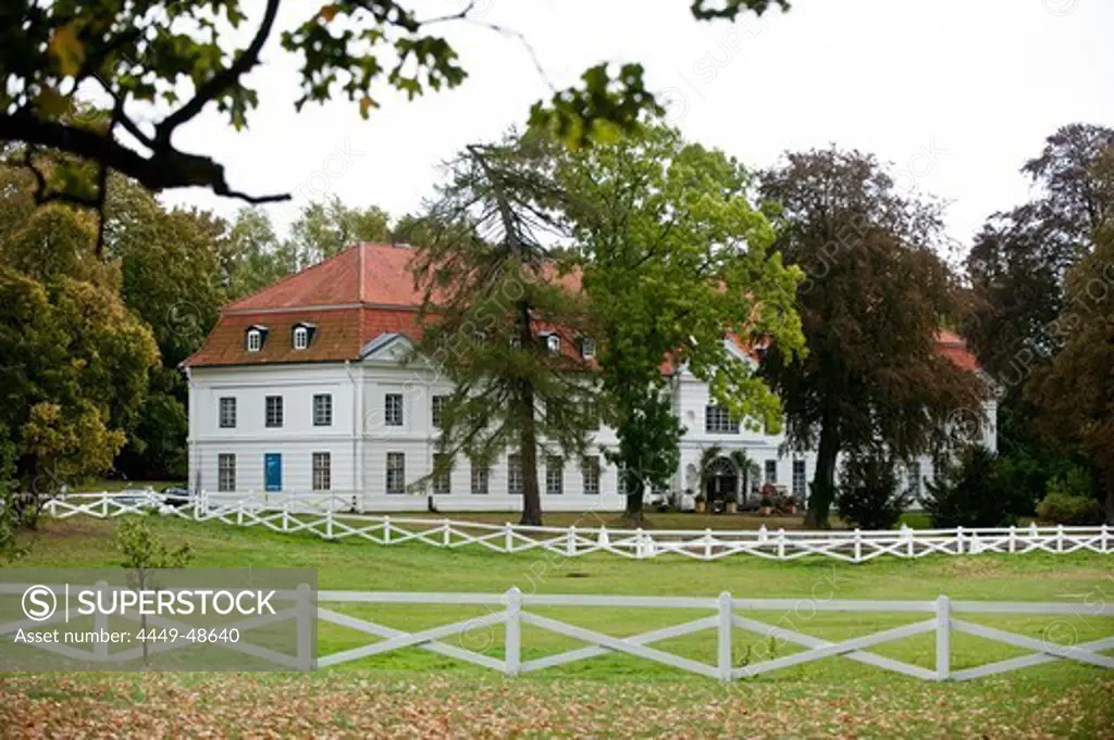 Manor house and gardens, Gut Panker, Ostsee, Panker, Ploen, Schleswig-Holstein, Germany