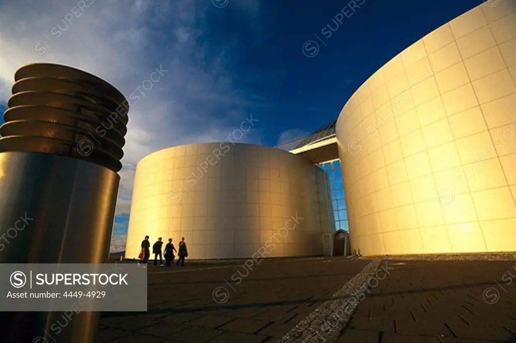 Hot water storage tanks, Perlan, Reykjavik, Island