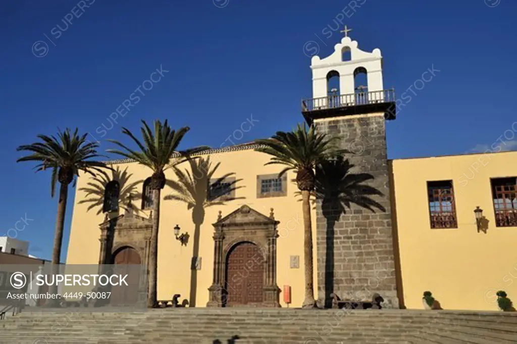 church Nuestra Senora de los Angeles at Garachico, Northwest Tenerife, Spain