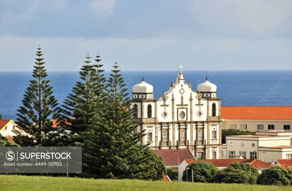 Nossa Senhora da Conceicao church in Santa Cruz das Flores, Island of Flores, Azores, Portugal, Europe