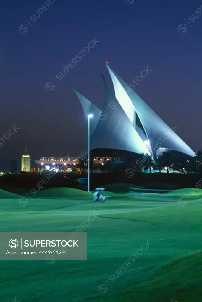 Clubhouse of Dubai Creek Golf and Yacht Club, Golf course, Dubai, United Arab Emirates, UAE
