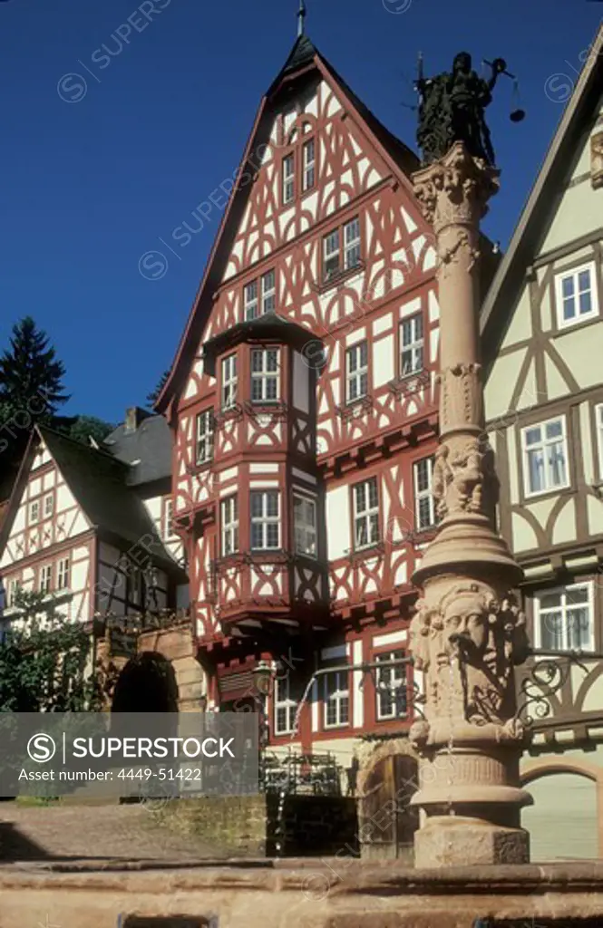 Half-Timbered House, Miltenberg, Odenwald Germany