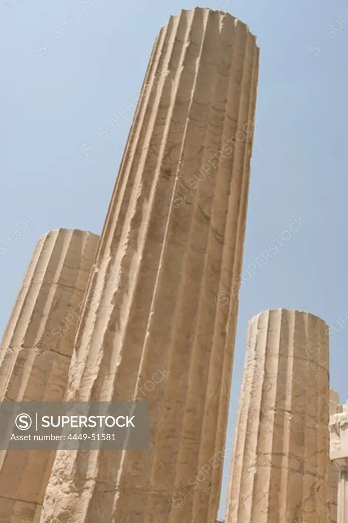 Parthenon Pillars, Acropolis, Athens, Greece