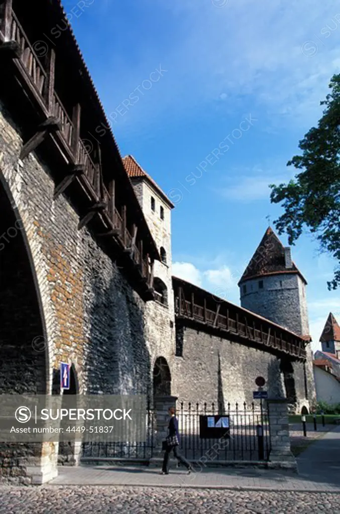 City Walls, Old Town, Tallinn, Estonia