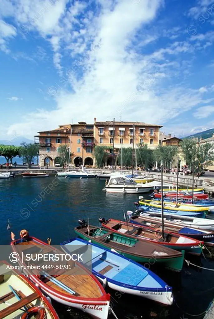 Marina at Lake Garda, Torri del Benaco, Veneto, Italy