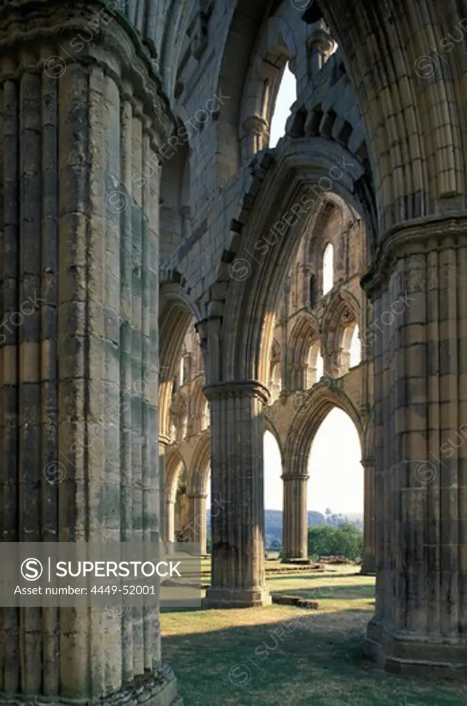 Rievaulx Abbey ruin, Yorkshire, England, United Kingdom