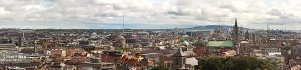 Panorama of Dublin, Dublin, County Dublin, Ireland